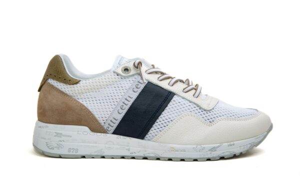 ZAPATILLAS C-1370 REJILLA BLANCO Y WASABI CETTI - Imagen 7