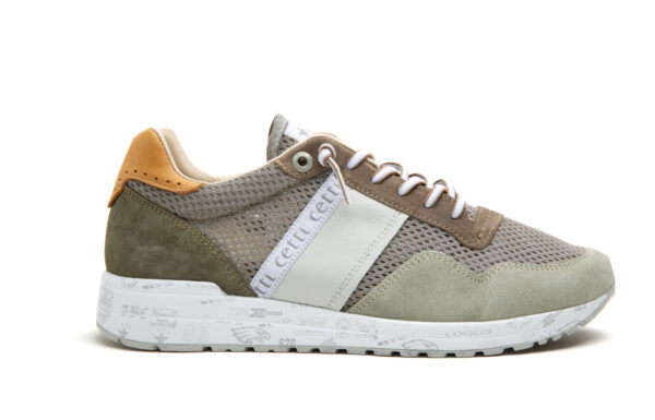 ZAPATILLAS C-1370 REJILLA BLANCO Y WASABI CETTI - Imagen 4